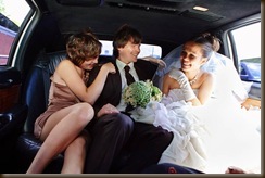 Свадьба Паровозик из Ромашково в лимузине